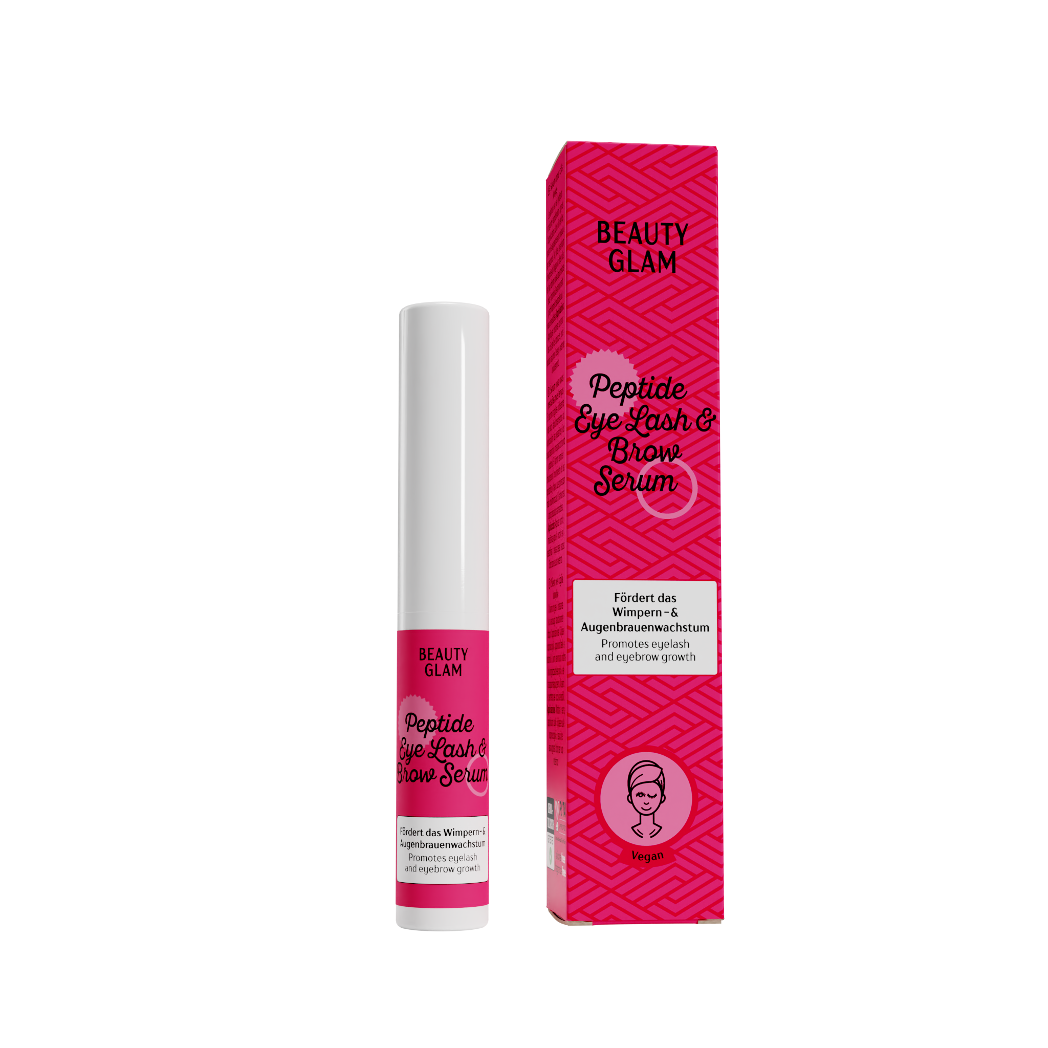 Beauty Glam Peptide Eye Lash + Brow Serum